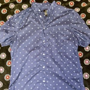 H&M Blue Short-sleeved Men’s Shirt
